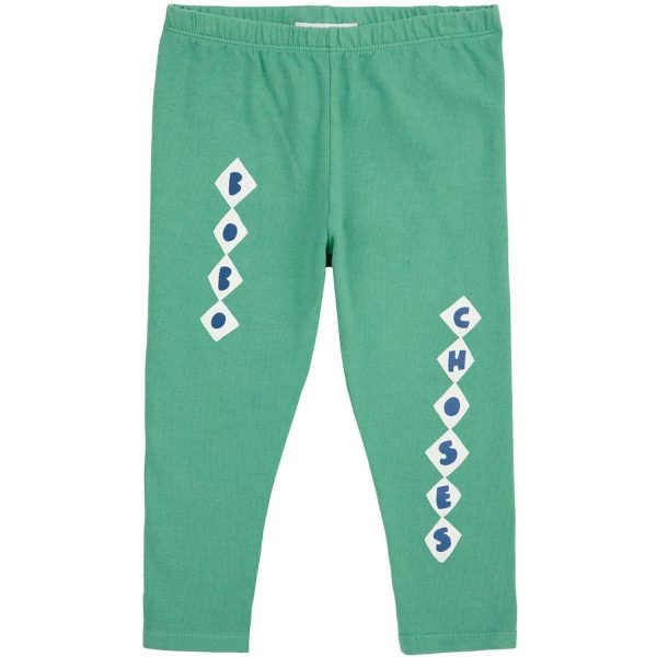 Bobo Choses Green Bobo Choses Diamonds Leggings - Str. 6 mdr