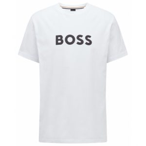 BOSS logo t-shirt i hvid til herre.