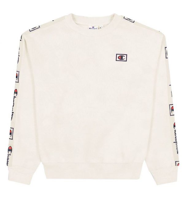 Champion Fashion Sweatshirt - Hvid/Grå m. Logo