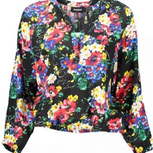 Desigual Sort Viscose Tops & T-Shirt