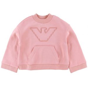 Emporio Armani Sweatshirt - Rosa Mayfair m. Logo