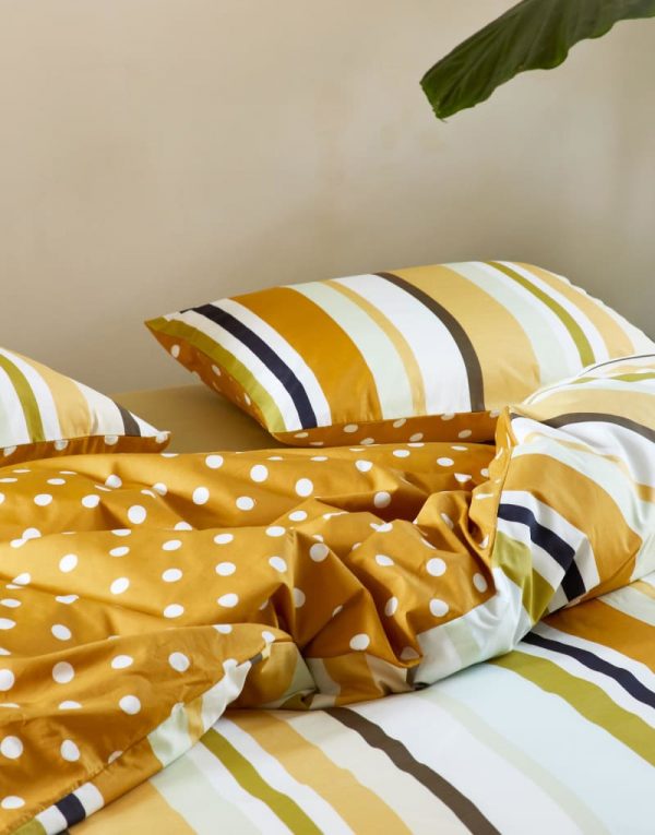 Feija Duvet Cover Green 140x200+60x63