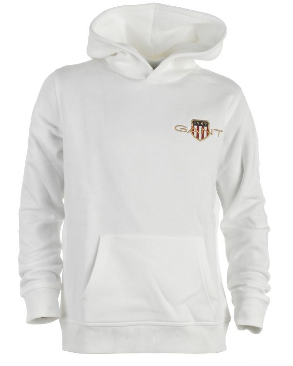 Gant hood sweat, Shield, eggshell - 152 - 146/152