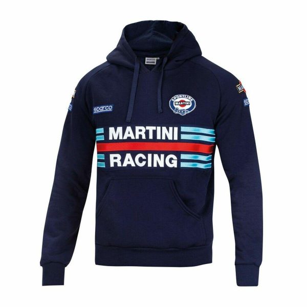 Hættetrøje Sparco Martini Racing Marineblå