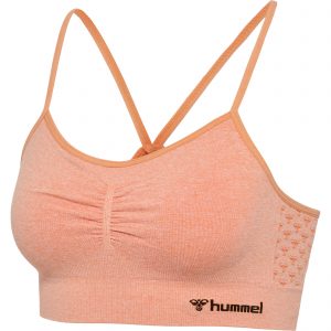 Hummel CI Seamless Scrunch Sports Bra - Canyon Sunset Melange