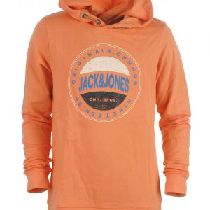 Jack & Jones JR hood sweat, Christensen, shellcoral - 140 - 10år