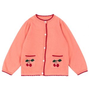 Konges Sløjd Cardigan - Bomuld/Uld - Alexa - Powder Pink