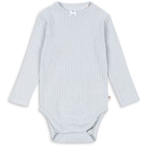 Konges Sløjd Gray Dawn Minnie Body GOTS - Str. 12 mdr