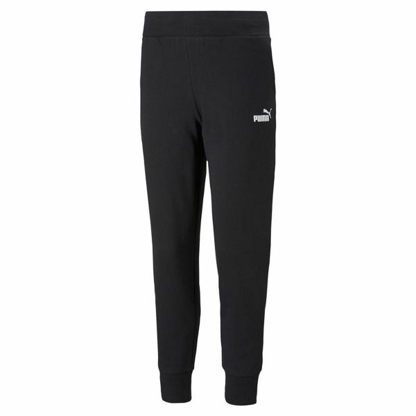 Lange sportsbukser Puma Ess Sweat Fl Cl Sort Dame L