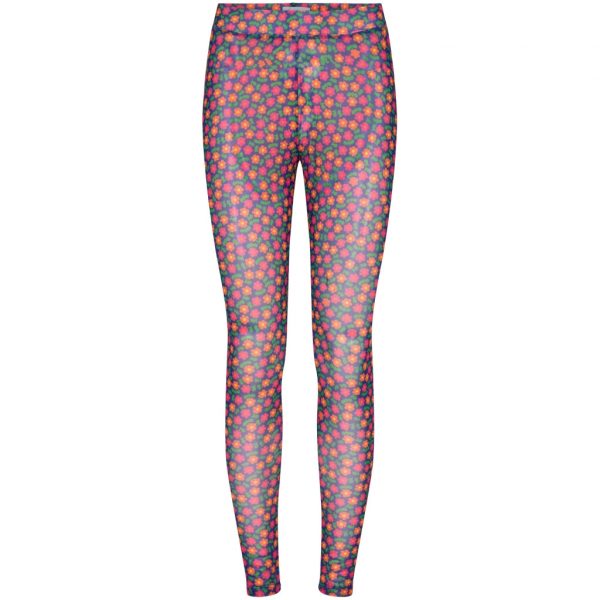 Liberte dame leggings NILLA - Orange Pink Flower