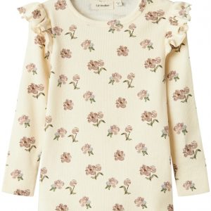 Lil Atelier Bluse Gavo Eko Turtledove Peony