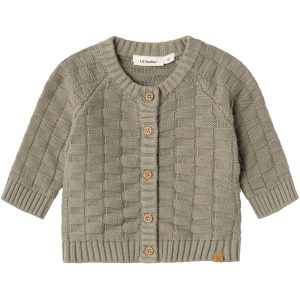 Lil'Atelier Laurel Oak Larson Strik Cardigan - Str. 80