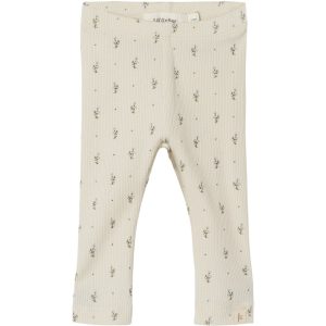 Lil'Atelier Turtledove Blue Flowers Gago Kye Slim Leggings - Str. 74