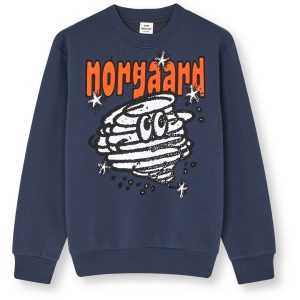 Mads Nørgaard Parisian Night Mix Sweat Sonar Sweatshirt - Str. 10