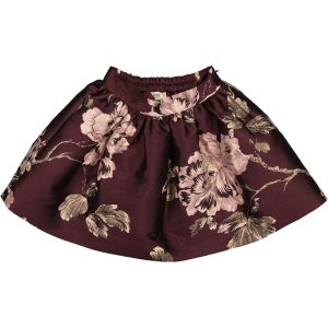 MarMar Party Jacquard Deep Mulberry Jacquard Sunita Nederdel - Str. 6 år/116