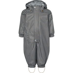 MarMar Rainwear Fleece Espresso Check Orion Regndragt - Str. 9 mdr/74