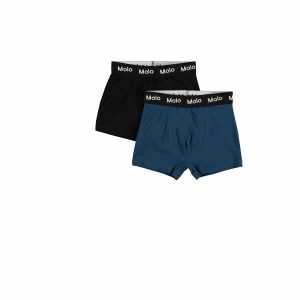 Molo | Boxershorts Justin, 2 pak, sort og blå