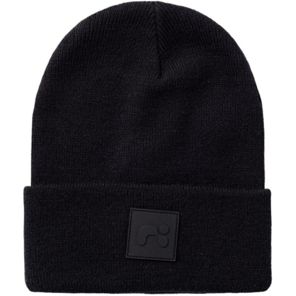 Name It Black Malik Strik Beanie Badge - Str. 52-53