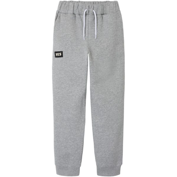 Name It Grey Melange Ohans Regular Sweatpants - Str. 146