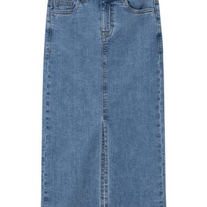 NAME IT Lang Denim Nederdel Kylie Medium Blue