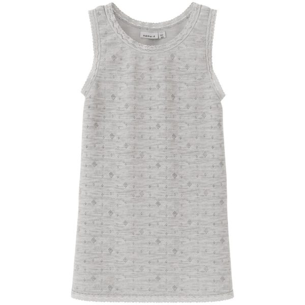 Name It Snow White Wang Uld Needle Tank Top - Str. 116