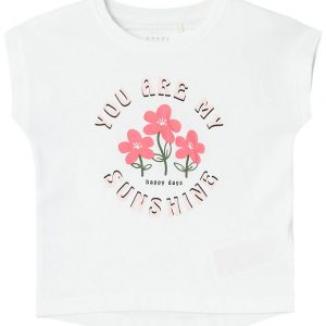 Name It T-shirt - NmFVigea - Bright White/You Are My Sunshine