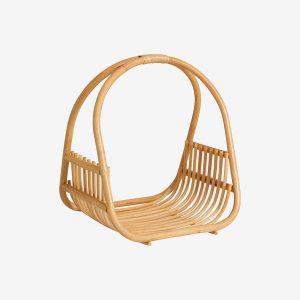 Nordal - ROA magasin holder, rattan, 42x37x49,2cm