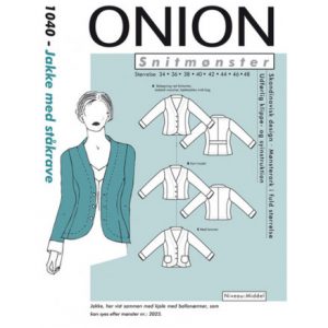 ONION Snitmønster 1040 Jakke med Ståkrave Str. 34-48