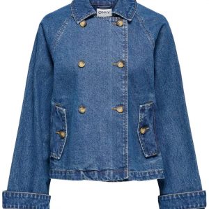 ONLY Jakke - April - Medium Blue Denim