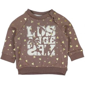 Petit by Sofie Schnoor Sweatshirt - Støvet Lilla m. Guld