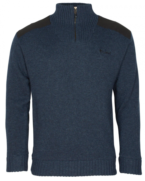 Pinewood Hurricane Sweater (Dark Navy Melange, L)