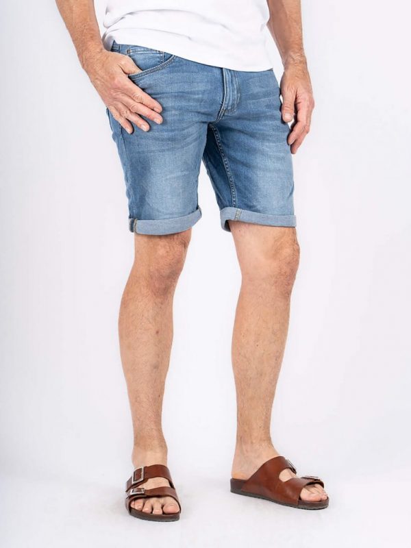 Pre End - Indie denim shorts i blå - Herre - 40