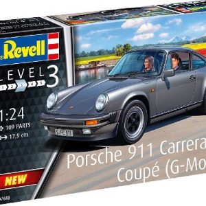 Revell - Porsche 911 Coupé Bil Byggesæt - 1:24 - Level 3 - 07688