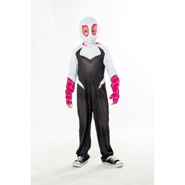 Rubies Marvel Spider Gwen Kostume m. Maske - Str. 3-4 år