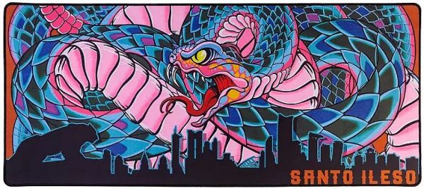 Saints Row - Snake Mural - XXL Mousepad/MusemÃ¥tte - Gaya Entertainment 80x35cm