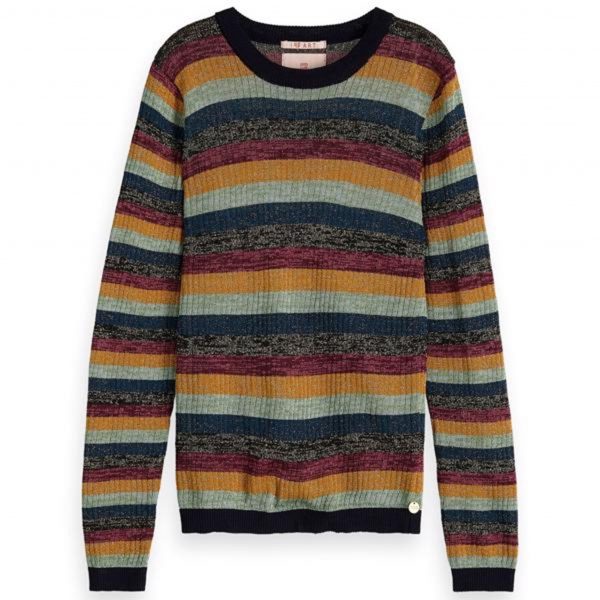 Scotch & Soda Rib Knitted Pullover Combo W - Str. 12 år