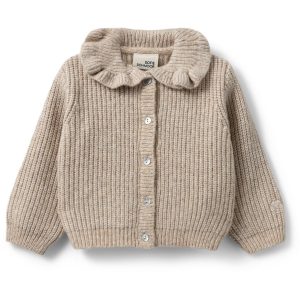 Sofie Schnoor Ecru Melange Cardigan - Str. 74