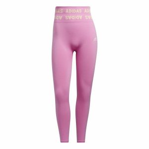 Sport leggings til kvinder Adidas Aeroknit Pink M