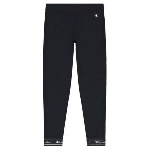 Sport leggings til kvinder Champion Crop Logo Tape W Mørkeblå M