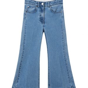 Stella McCartney Kids Jeans - Lyseblå m. Logo