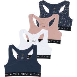 The New Multi Color Mood Indigo Girls Basic Top Multi Pack - Str. 5-6 år