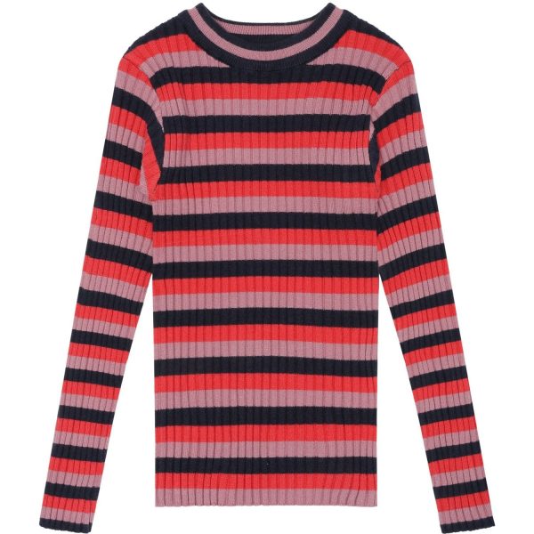 The New Multi Stripe Lia Strik Pullover - Str. 5-6 år