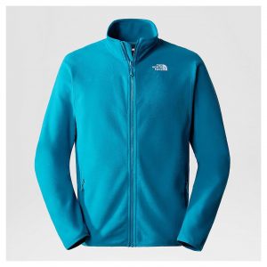 The North Face Mens 100 Glacier Full Zip 2021 model (Blå (BLUE CORAL) Small)