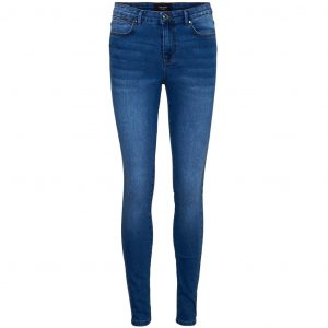 Vero Moda dame skinny jeans VMJUNE - Medium blue denim