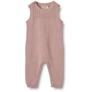 Wheat Dry Rose Knit Buksedragt Vigge - Str. 6 mdr/68