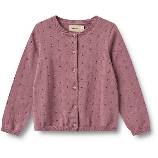 Wheat Lavender Dawn Strik Cardigan Maia - Str. 3 år/98