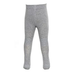 GObabyGO Strømpebukser Grey Melange - Str. 0-6 mdr