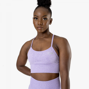 ICANIWILL Queen Mesh Sports Bra Lavender Melange