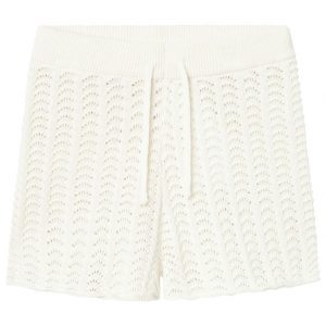 Lil' Atelier Shorts - Strik - NmfJohanna - Coconut Milk m. Hulmø