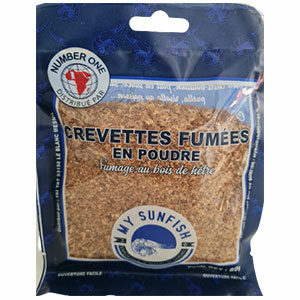 Crevettes fumées en poudre